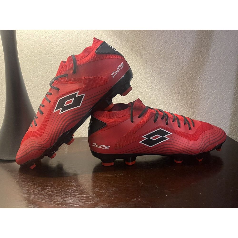 Lotto Unisex Soccer Cleats Size Men's 12. ‎   Women's 13 Red NWOT